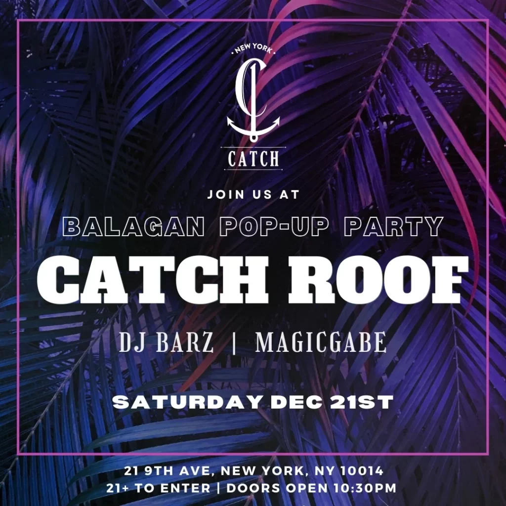 Balagan PopUp Party @ Catch Roof - Sat 12/21