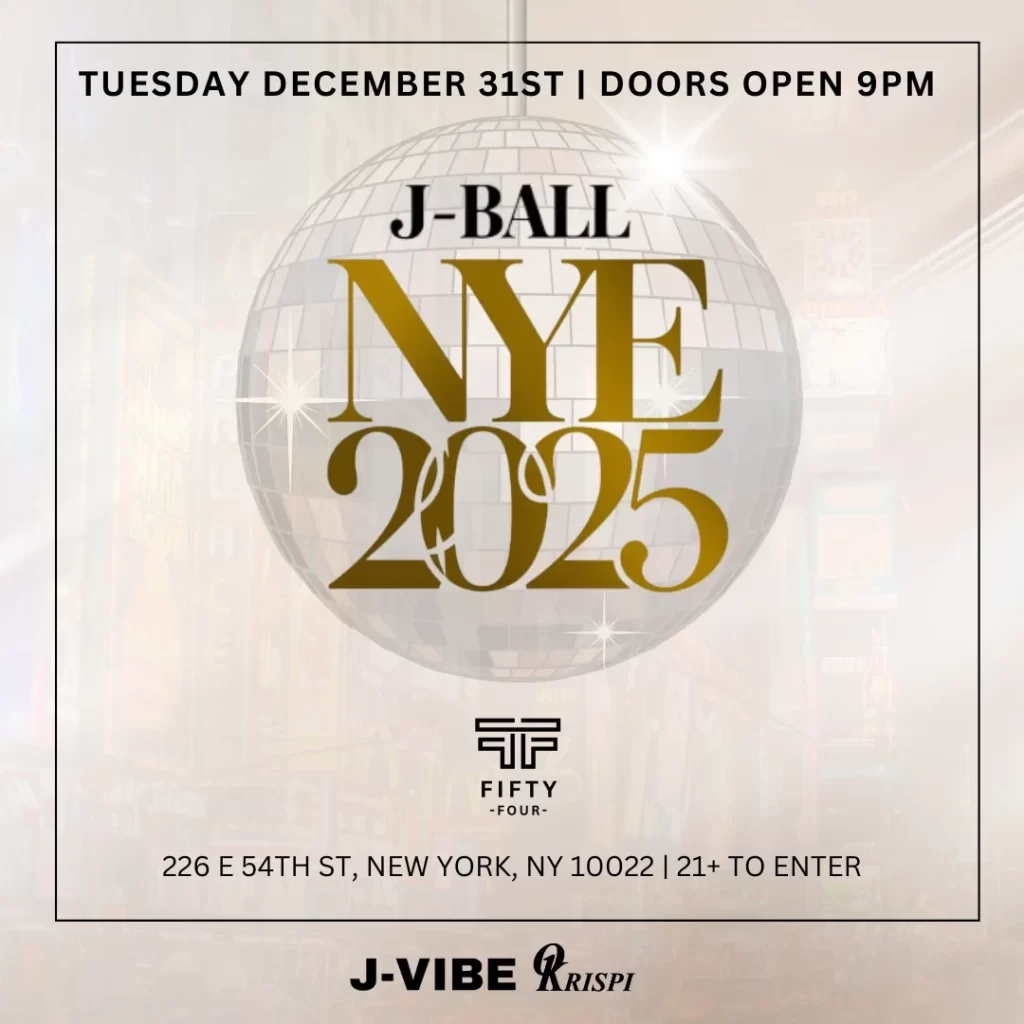 New Years Eve JBALL 2025 at FIFTY FOUR NYC